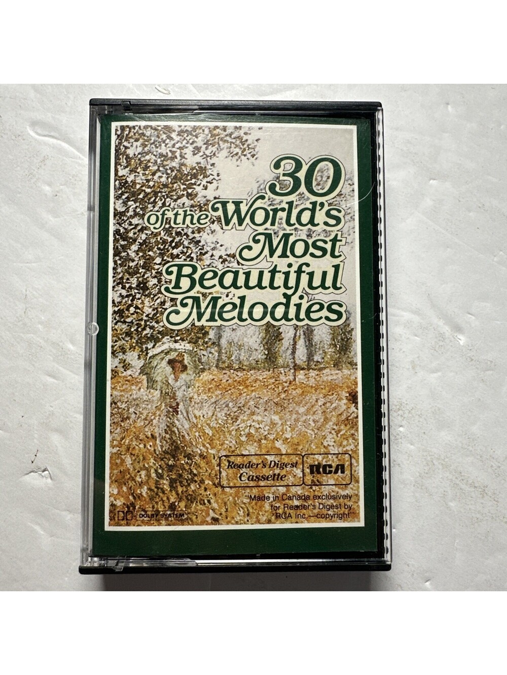 30 Of The World's Most Beautiful Melodies Cassette Tape Classical Music